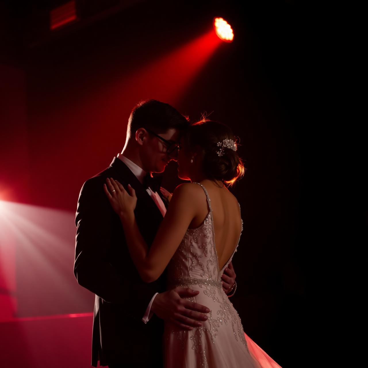 Couple sharing a first dance